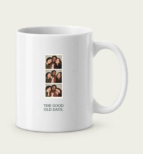 The Good Old Days digital mug design preview