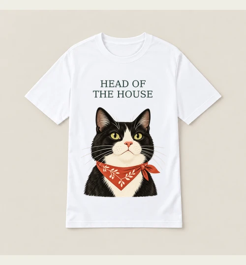 Head of the House digital tee design preview