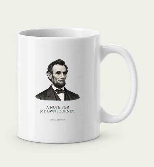 Abraham Lincoln digital mug design preview